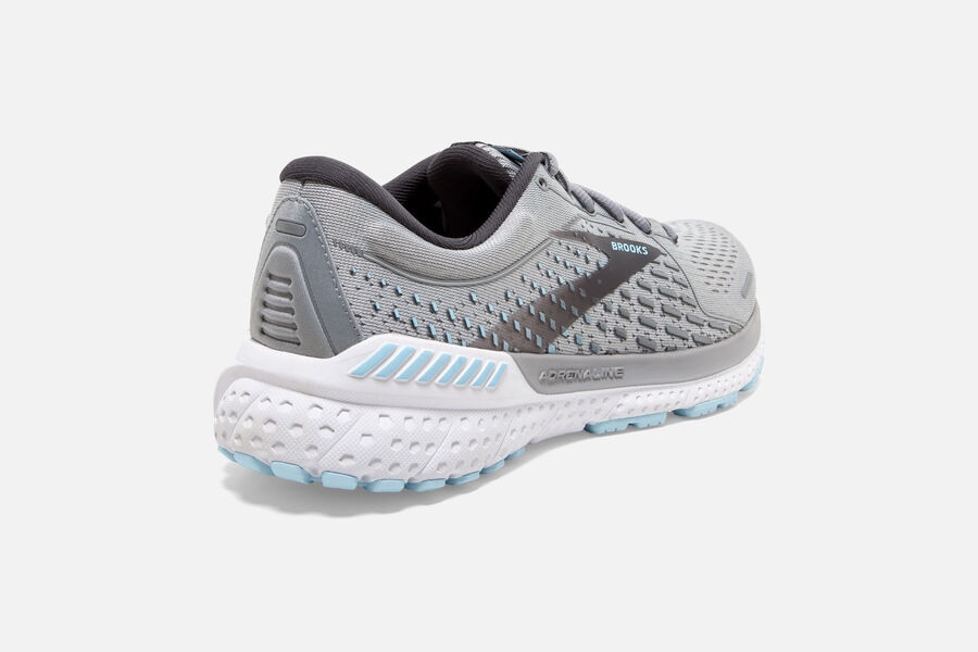 Brooks Adrenaline GTS 21 Road Running Shoes - Womens - Grey - QI1907325